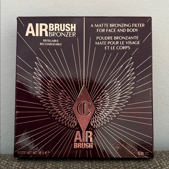 BNIB Charlotte Tilbury Airbrush Bronzer Refillable (16g) in Medium - Picture 5 of 7